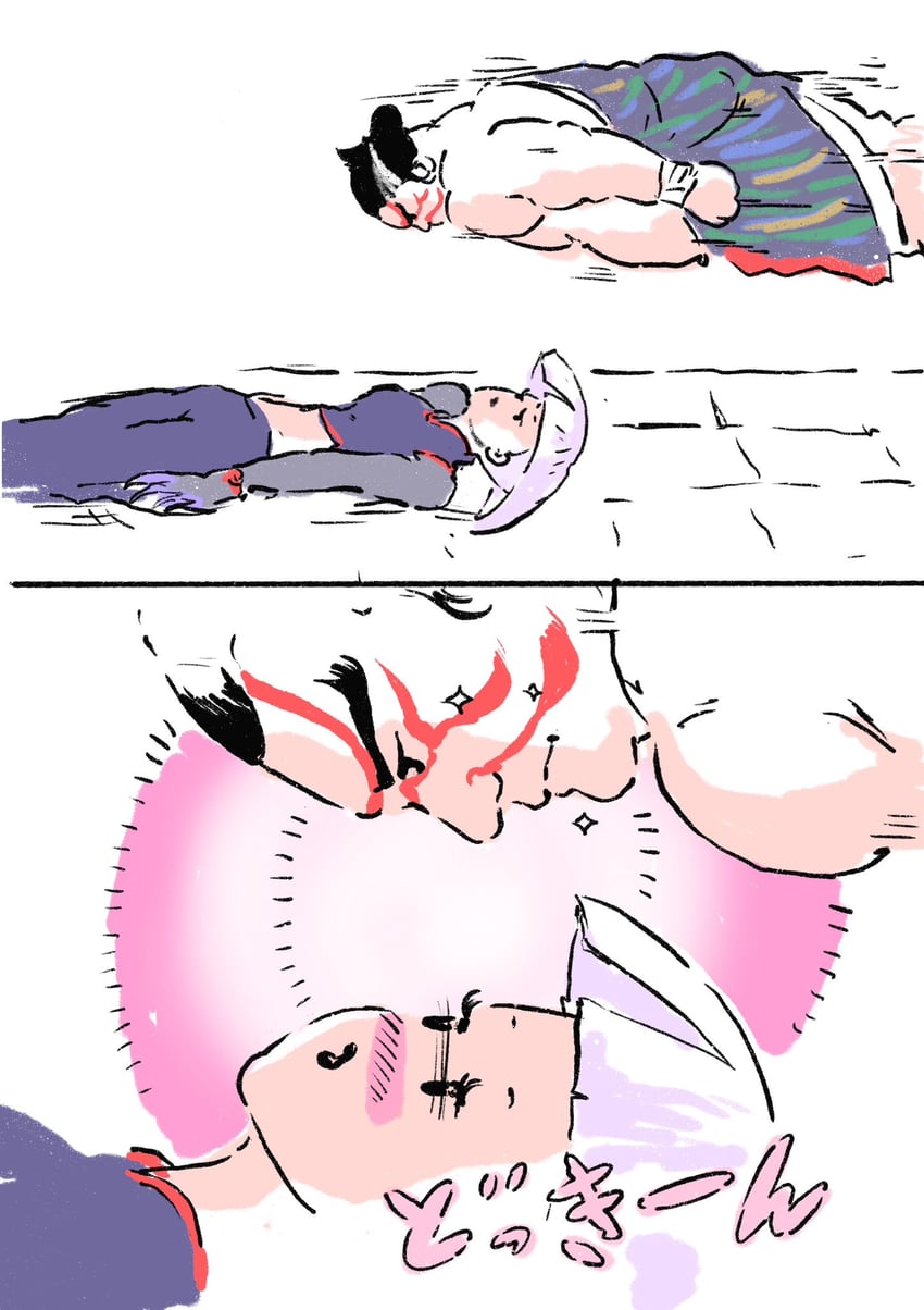 a.k.i. and e. honda (street fighter and 1 more) drawn by kaituburing