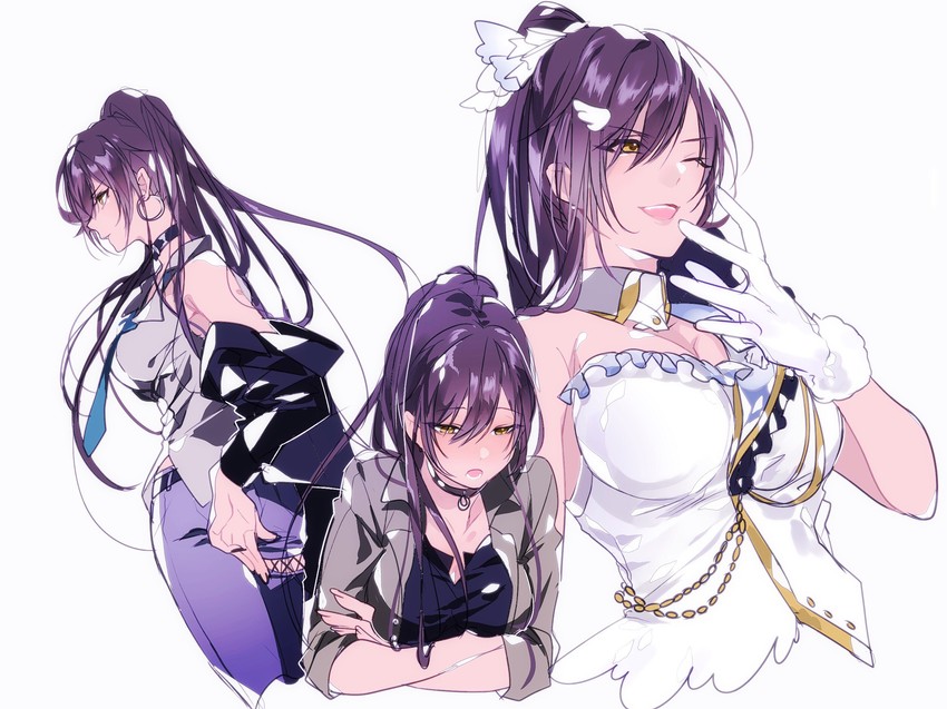 shirase sakuya (idolmaster and 1 more) drawn by kaa