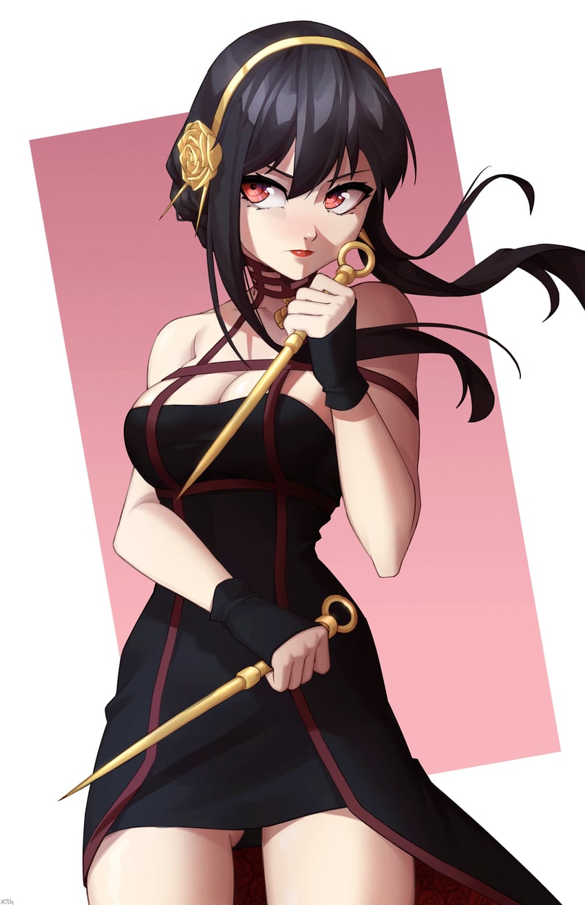 yor briar (spy x family) drawn by x_xith_x