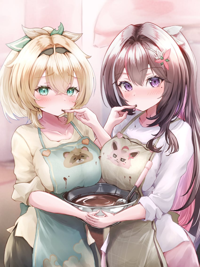 kazama iroha, azki, pokobee, and pioneer (hololive) drawn by 0806ohji