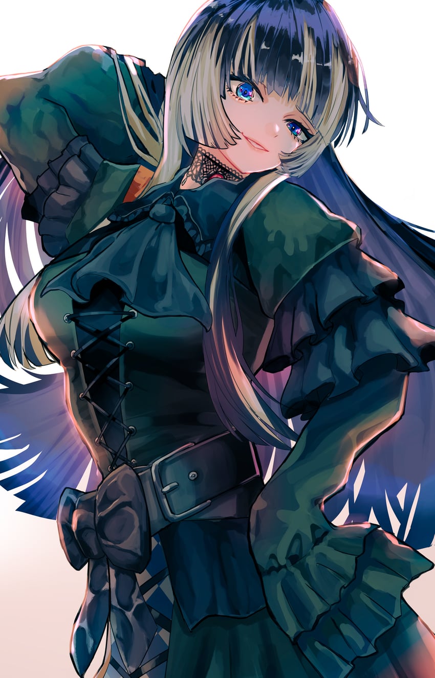 juufuutei raden (hololive and 1 more) drawn by handa_vega