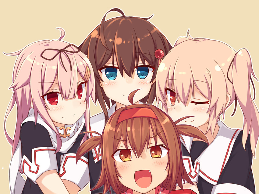 shigure, yuudachi, shigure kai ni, yuudachi kai ni, murasame, and 1 more (kantai collection) drawn by lolikaku