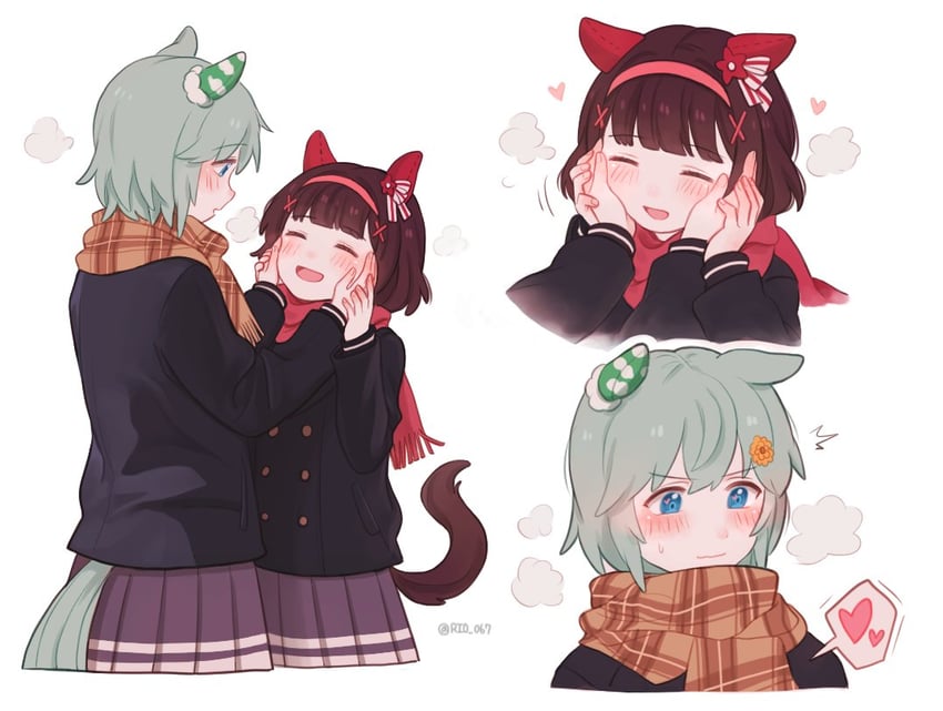 seiun sky and nishino flower (umamusume) drawn by rio_(rio_067)