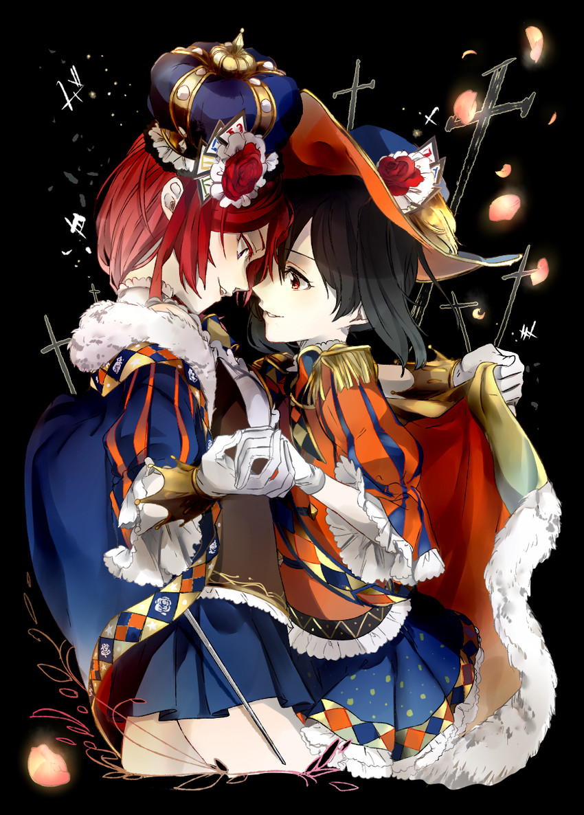 nishikino maki and yazawa nico (love live! and 2 more) drawn by sofy
