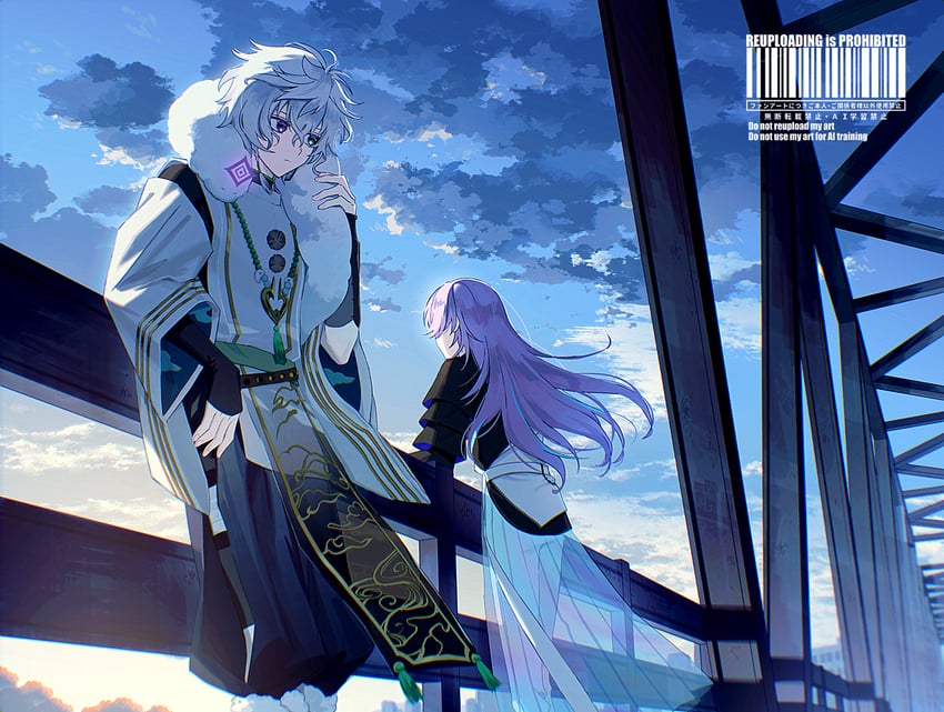 hoshirube sho, murakumo kagetsu, and watakumo (nijisanji) drawn by ukitaro