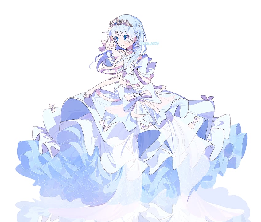 minami rena and small kyubey (mahou shoujo madoka magica and 1 more) drawn by serizawa_serizane