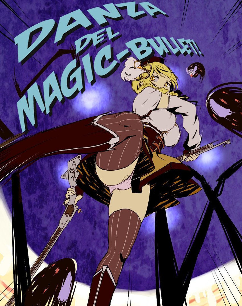 tomoe mami (mahou shoujo madoka magica) drawn by nori_senbei