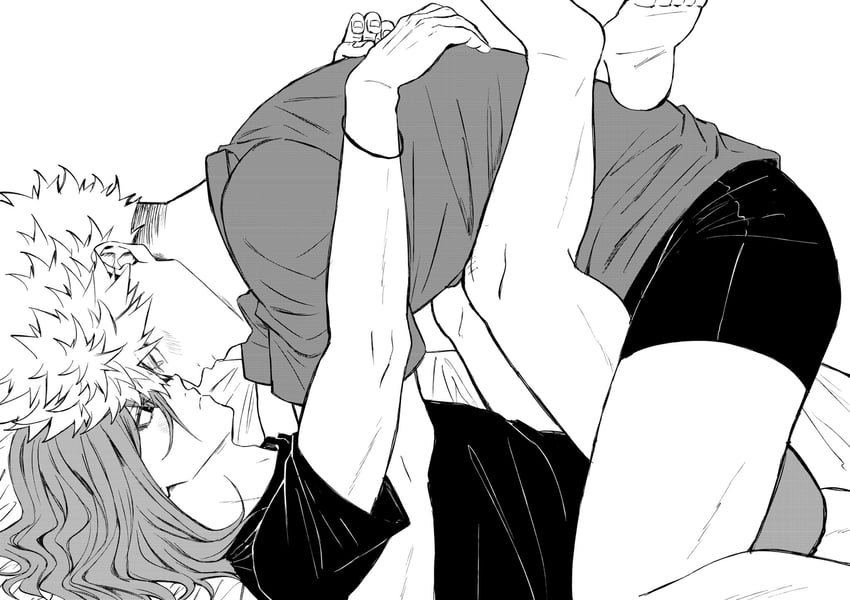 chigiri hyoma and kunigami rensuke (blue lock) drawn by mirenyan_x