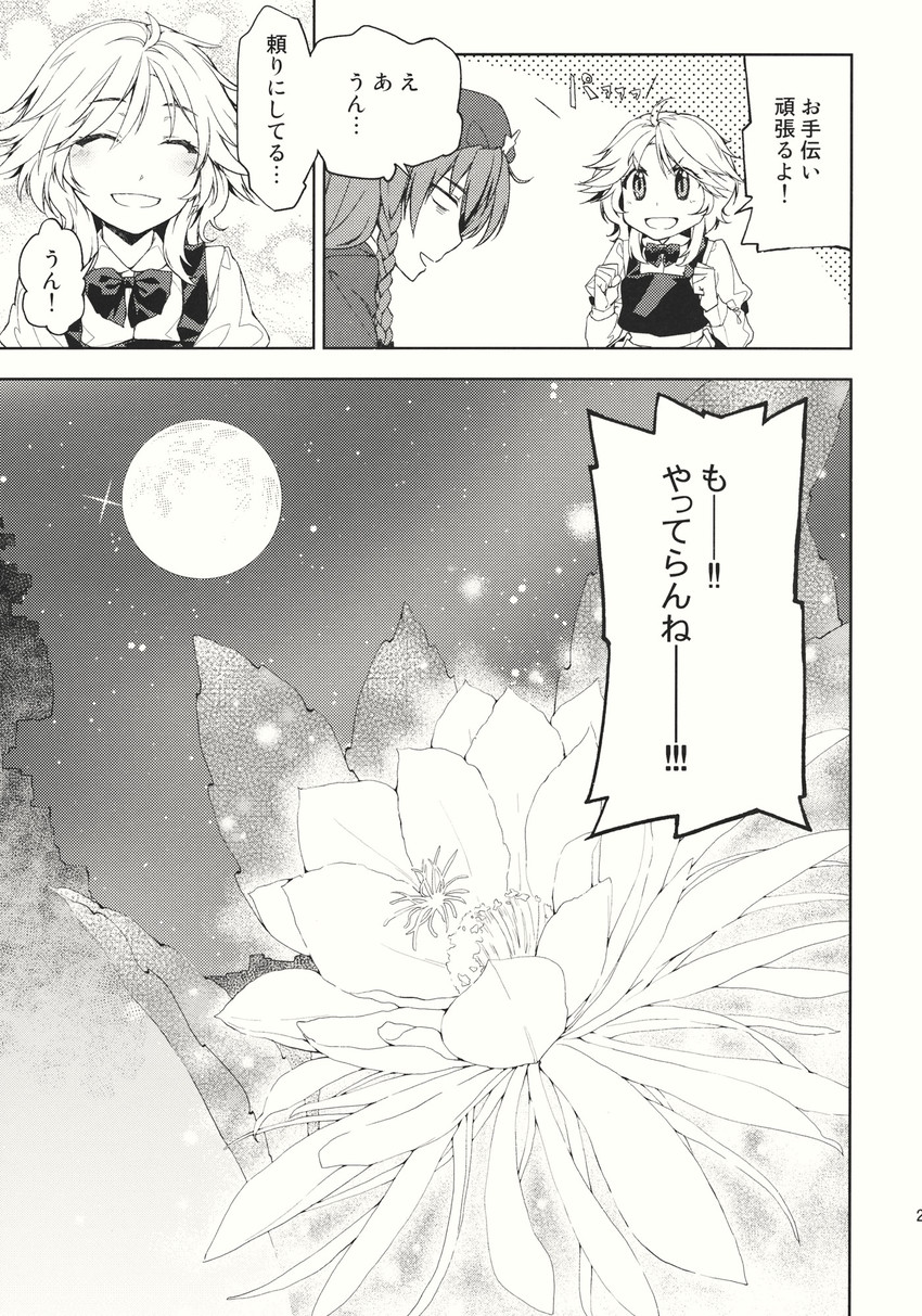izayoi sakuya and hong meiling (touhou) drawn by hakui_ami