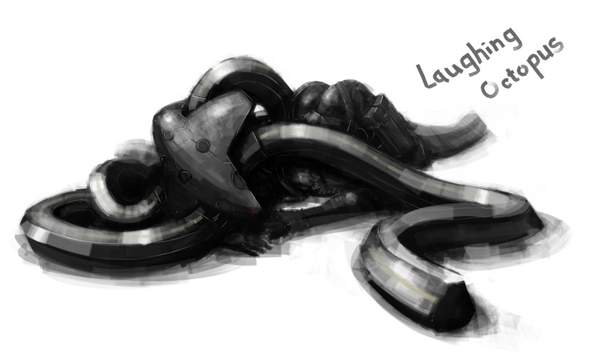 laughing octopus (metal gear and 2 more) drawn by misawa_kei