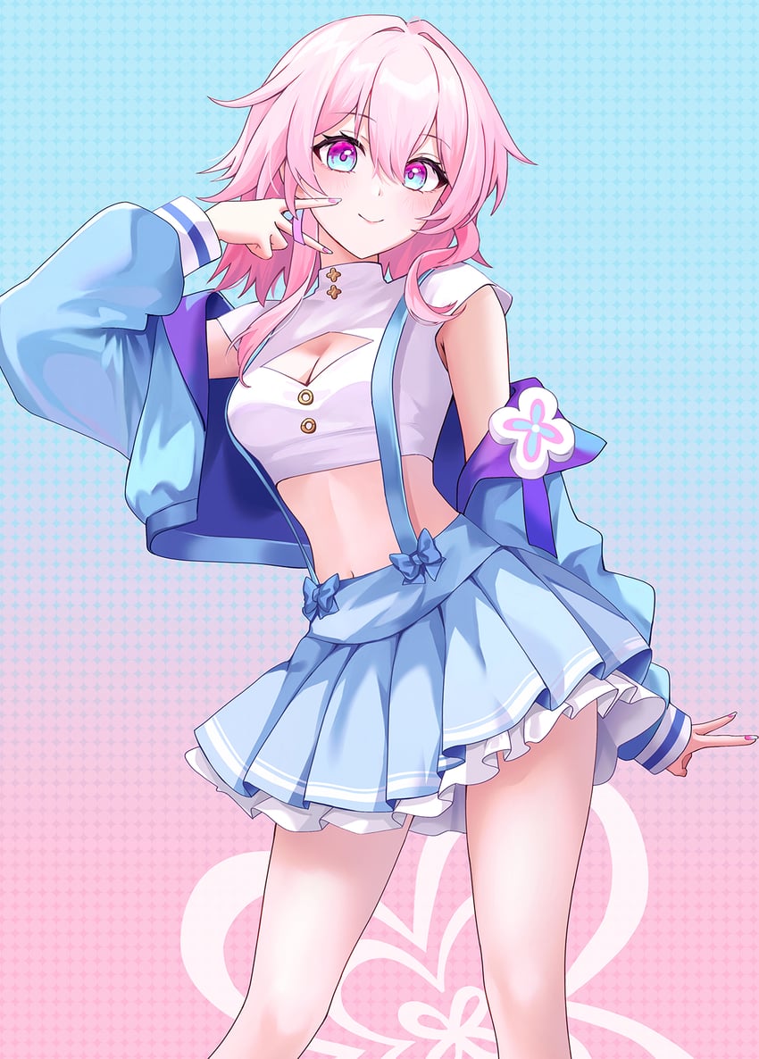 march 7th (honkai and 1 more) drawn by kottungyang