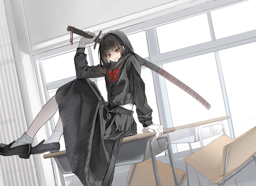 ryoshu (project moon and 1 more) drawn by bochishiraita