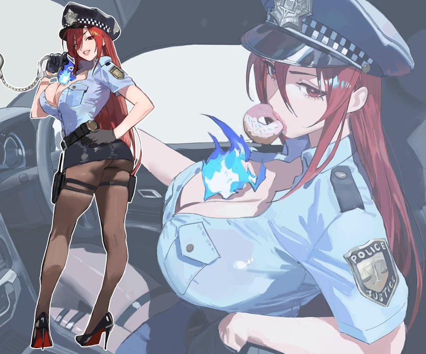 elizabeth rose bloodflame (hololive and 1 more) drawn by hintobento