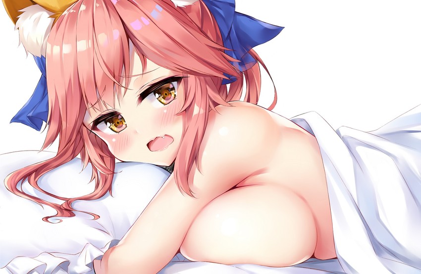 tamamo and tamamo no mae (fate and 2 more) drawn by dombear
