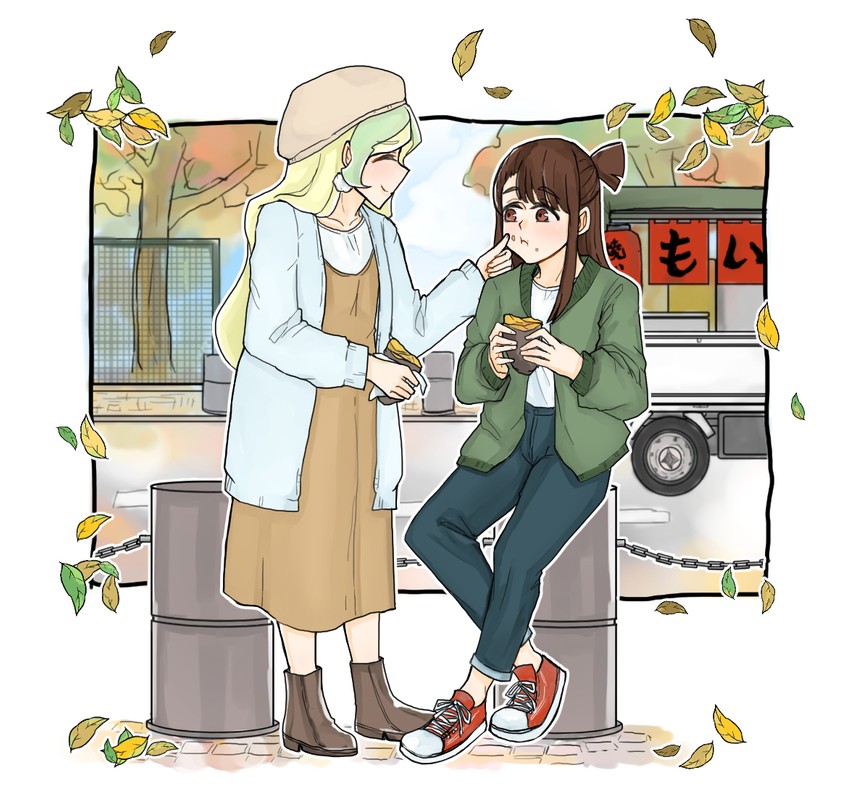 kagari atsuko and diana cavendish (little witch academia) drawn by low_back_painp
