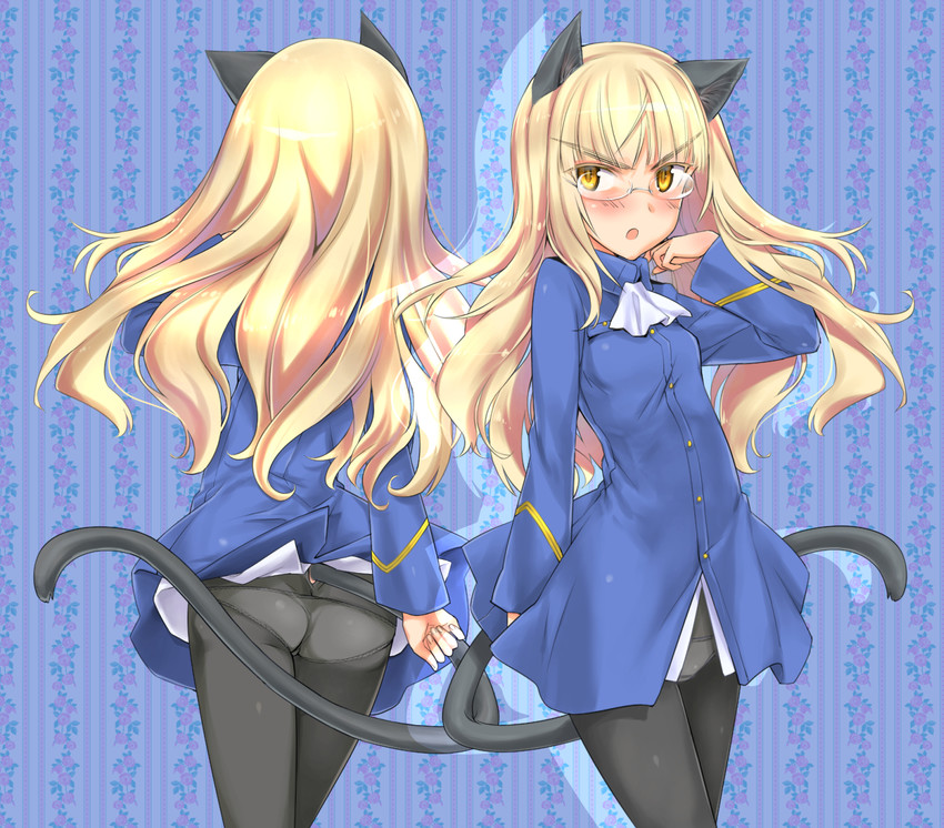 perrine h. clostermann (world witches series and 1 more) drawn by aohashi_ame