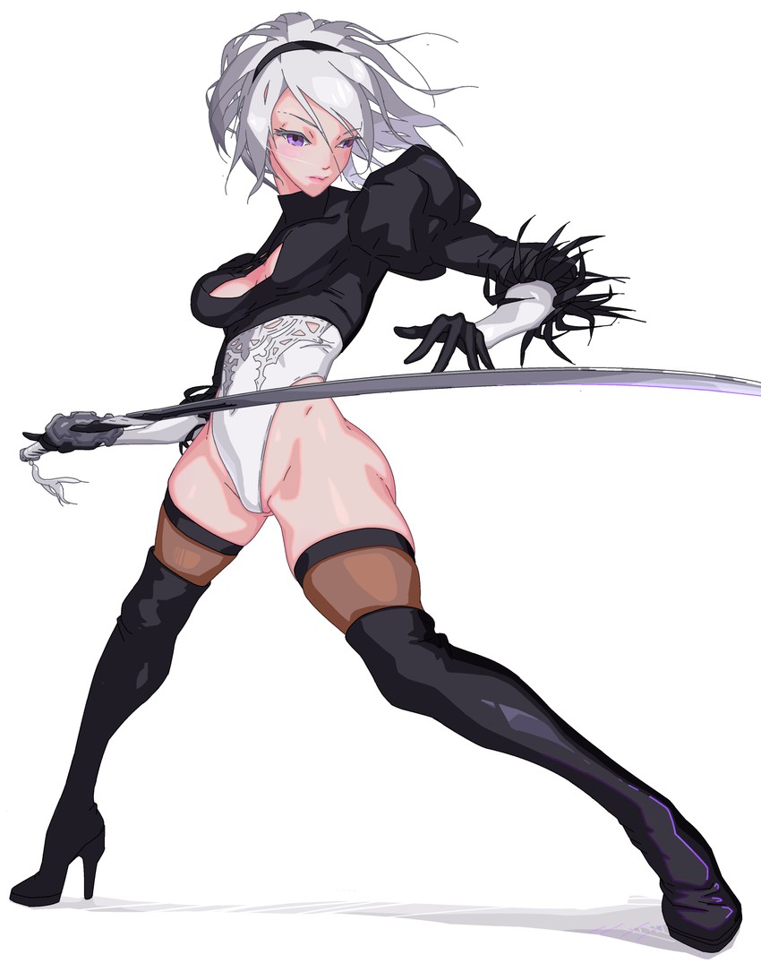 2b (nier and 1 more) drawn by moke-re-mubenbe