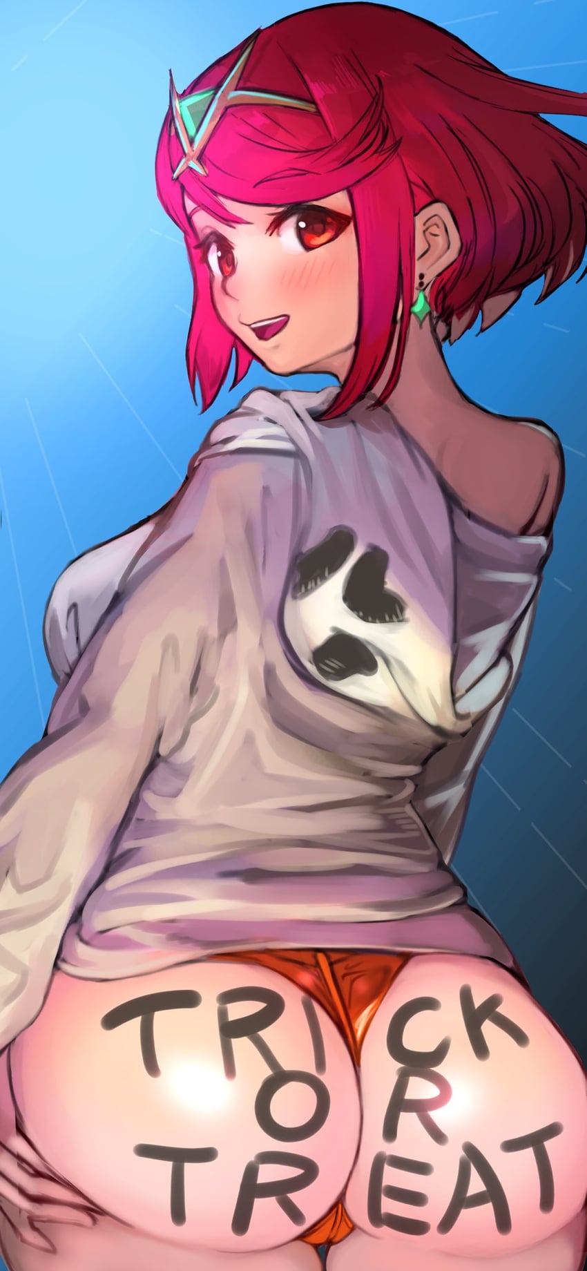 pyra (xenoblade chronicles and 1 more) drawn by r123