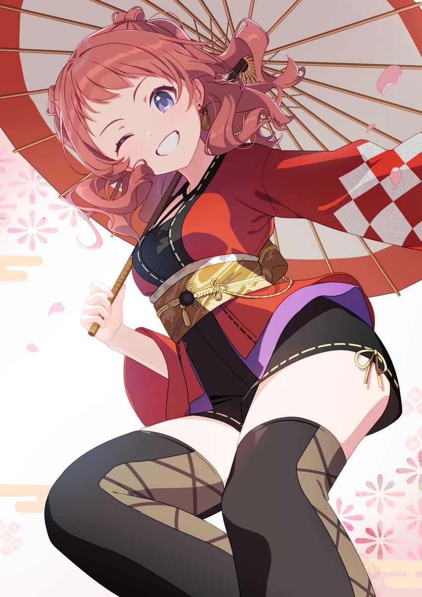 hanami saki (idolmaster and 1 more) drawn by misuzu0342