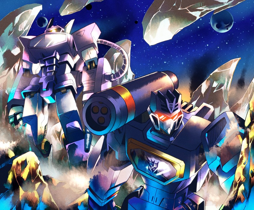 soundwave and shockwave (transformers and 1 more) drawn by yfm_(mrk)