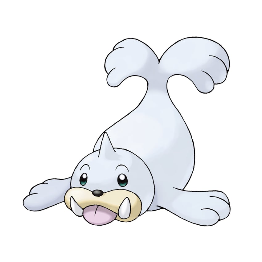 seel (pokemon and 1 more) drawn by sugimori_ken