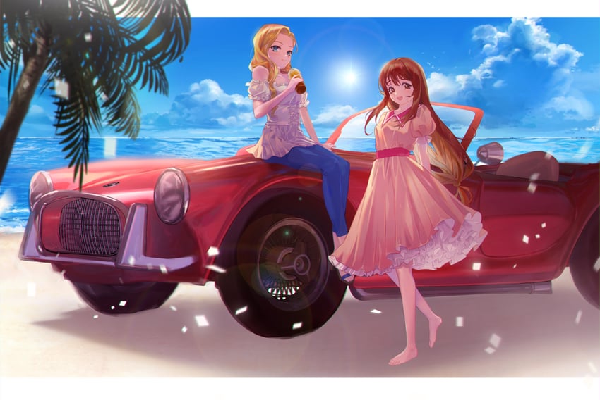 erica fontaine and glycine bleumer (sakura taisen and 1 more) drawn by corette