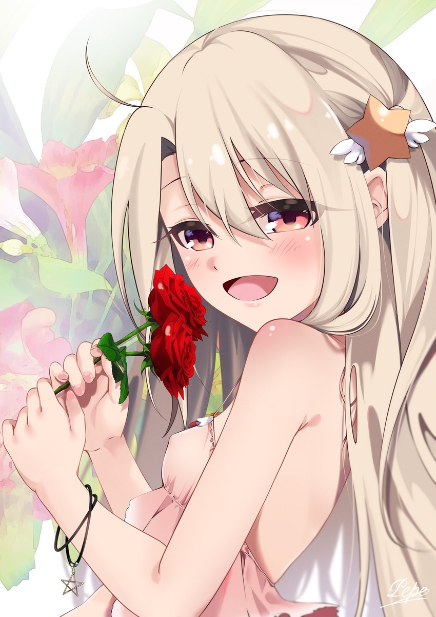 illyasviel von einzbern and magical ruby (fate and 1 more) drawn by pei_iriya