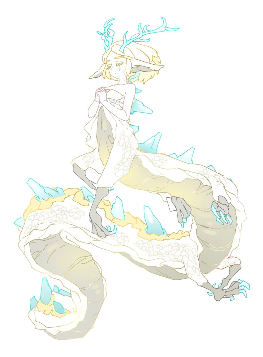 princess zelda and light dragon (the legend of zelda and 1 more) drawn by koi_(nisikicoi)
