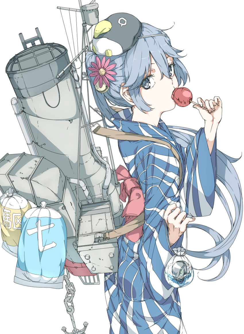 akebono, i-class destroyer, and failure penguin (kantai collection) drawn by ninimo_nimo