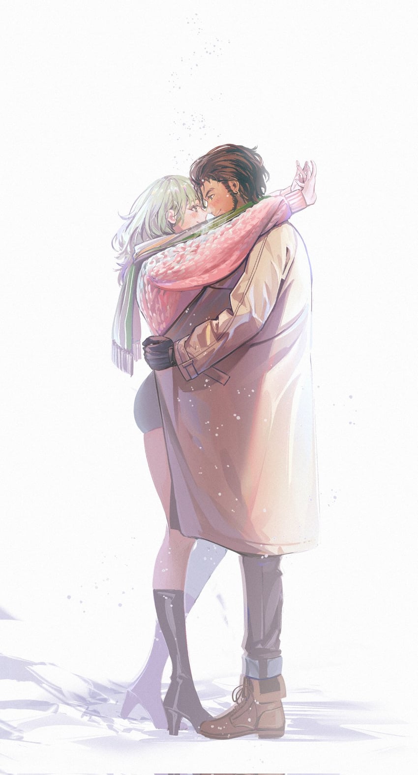 claude von riegan and female byleth (fire emblem and 1 more) drawn by zhihaiwusheng