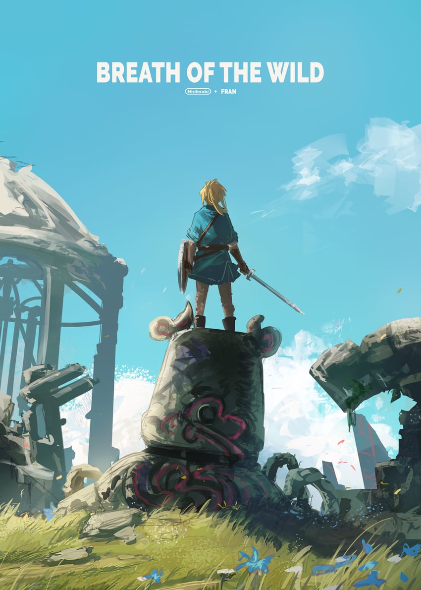 link and guardian (the legend of zelda and 1 more) drawn by franlol