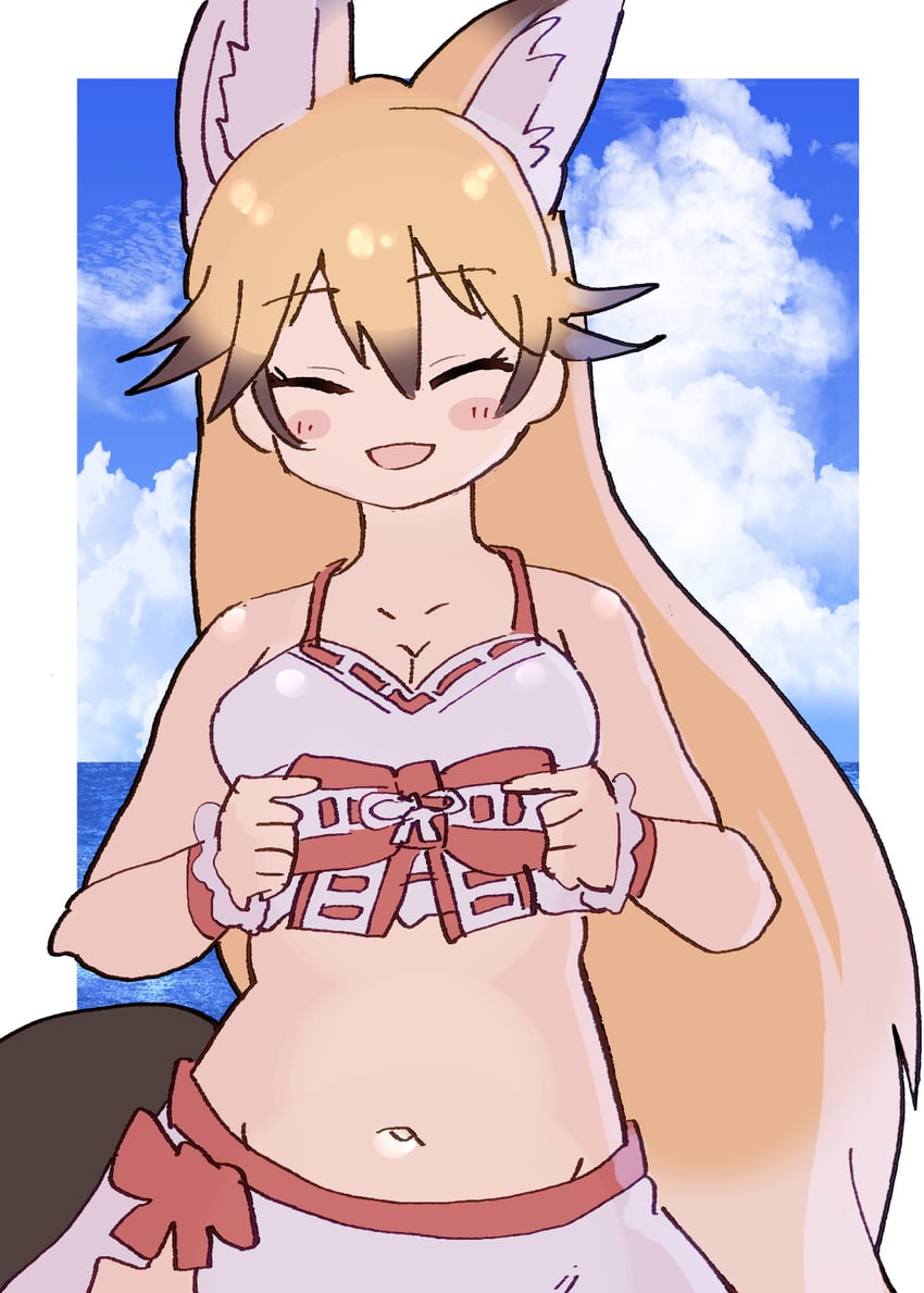 ezo red fox (kemono friends and 1 more) drawn by nishuu_miri