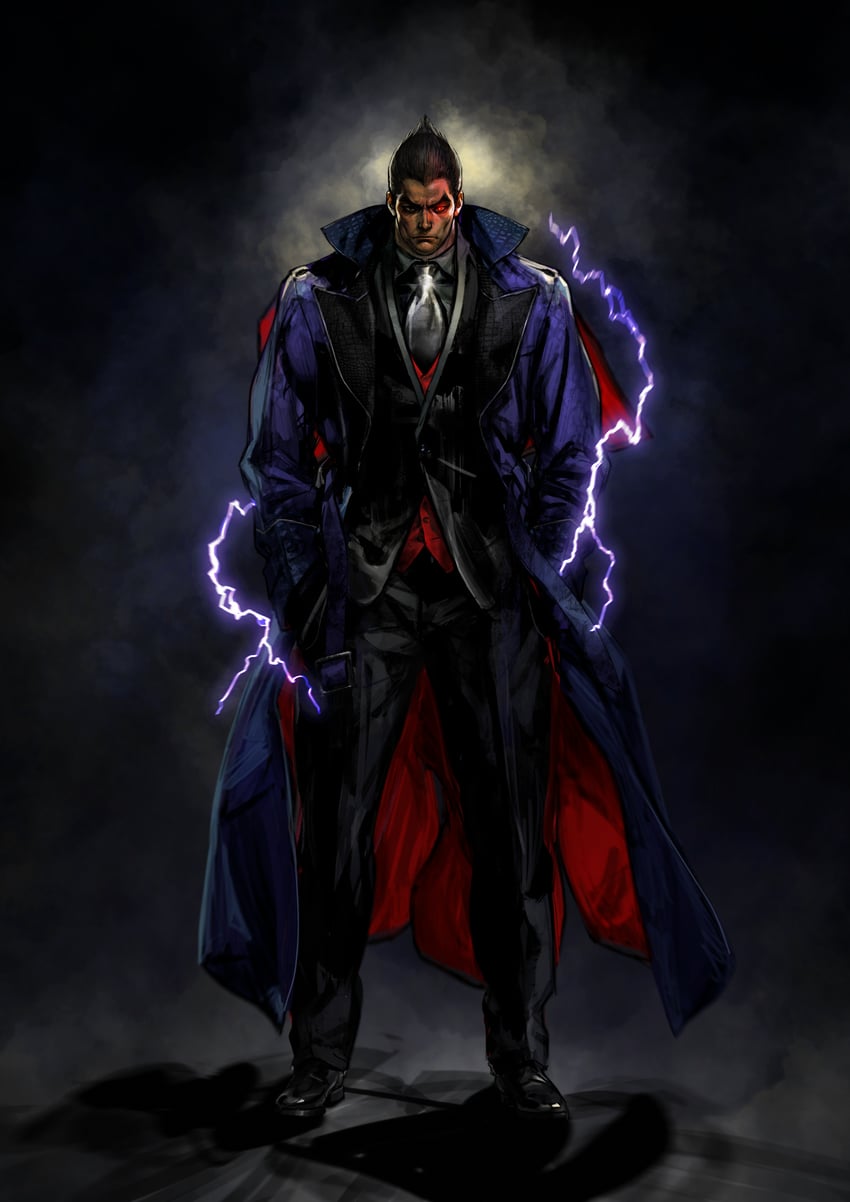 mishima kazuya (tekken and 1 more) drawn by hiroaki_(kof)