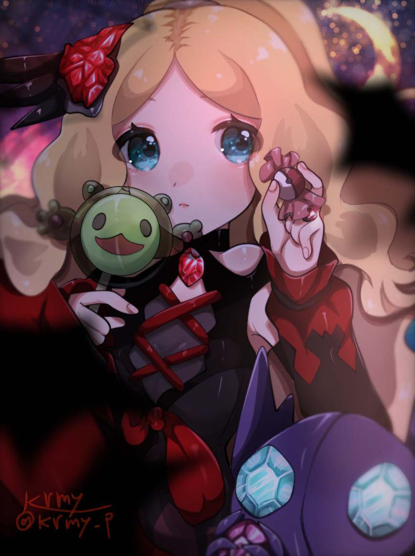 sableye, reuniclus, and caitlin (pokemon and 1 more) drawn by kurumiya_(krmy_p)