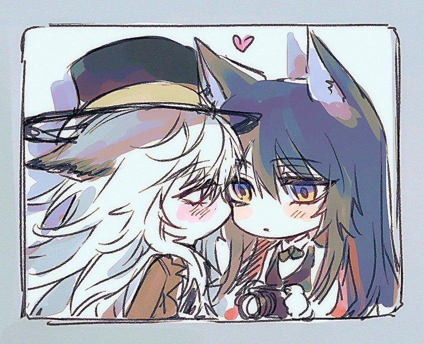 texas, lappland, and lappland the decadenza (arknights and 1 more) drawn by ara_200117