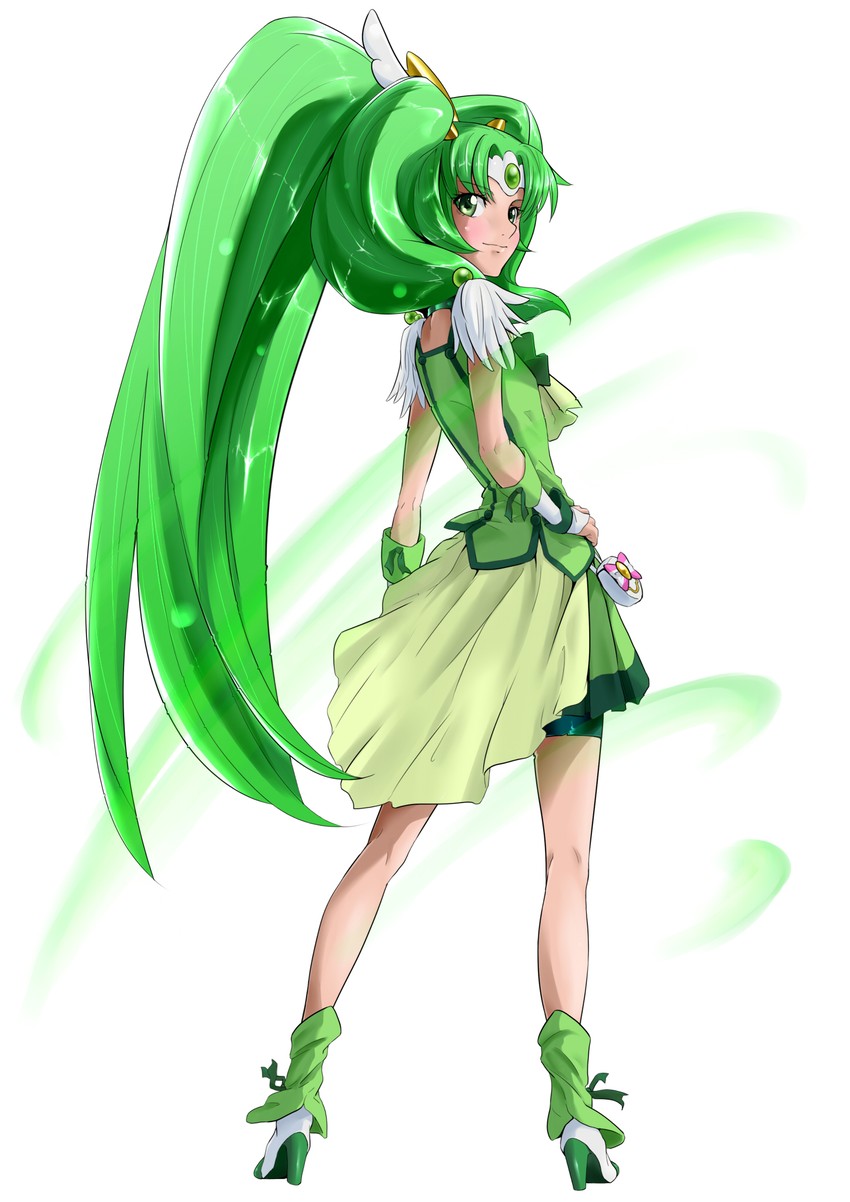 midorikawa nao and cure march (precure and 1 more) drawn by nukosann