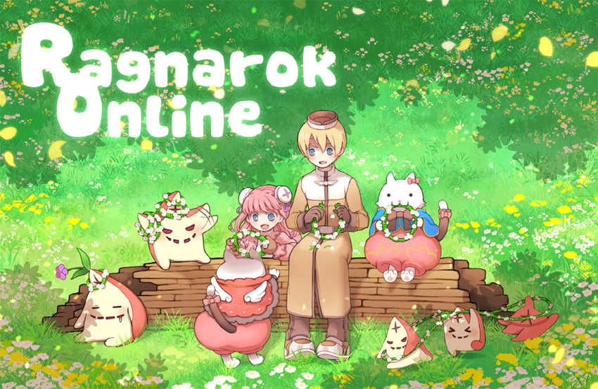 acolyte, merchant, summoner, and red eruma (ragnarok online) drawn by omanjuu_(tamppcn)