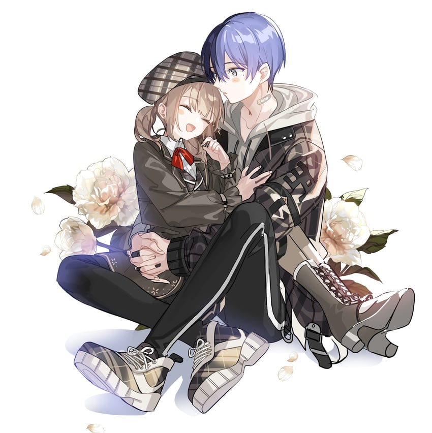 aoyagi touya and azusawa kohane (project sekai) drawn by mona0101
