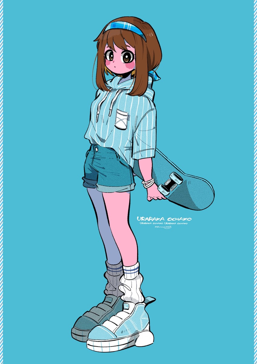 uraraka ochaco (boku no hero academia) drawn by anna_(aannnaa3)
