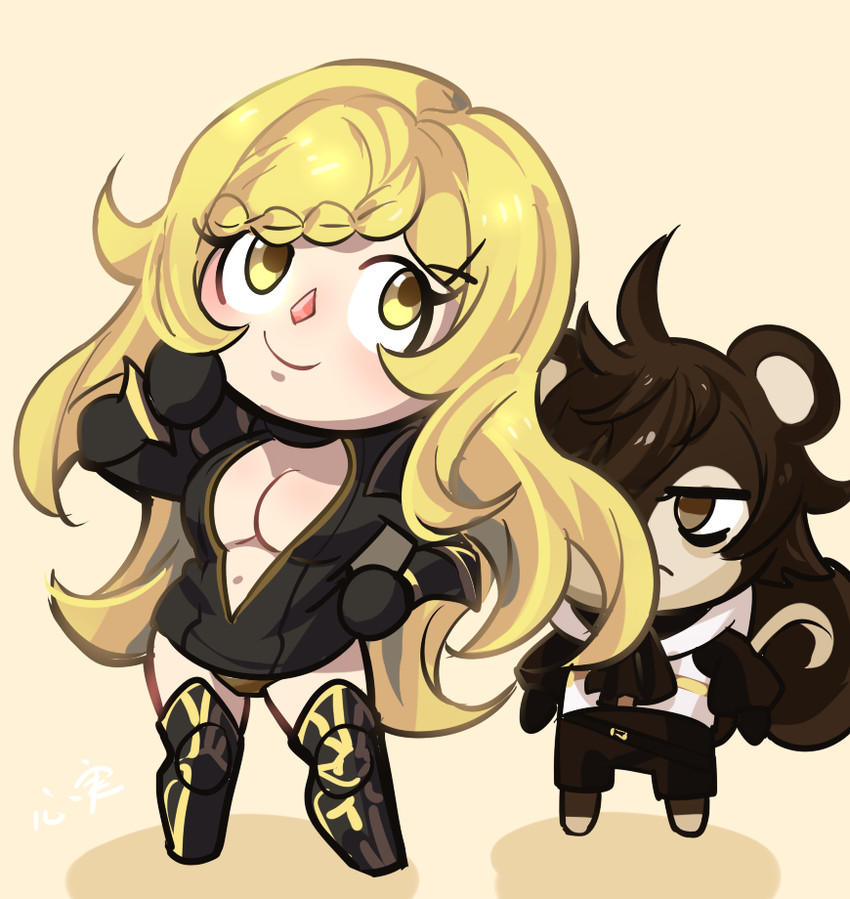 five and dito (drag-on dragoon and 1 more) drawn by kokomi_(aniesuakkaman)