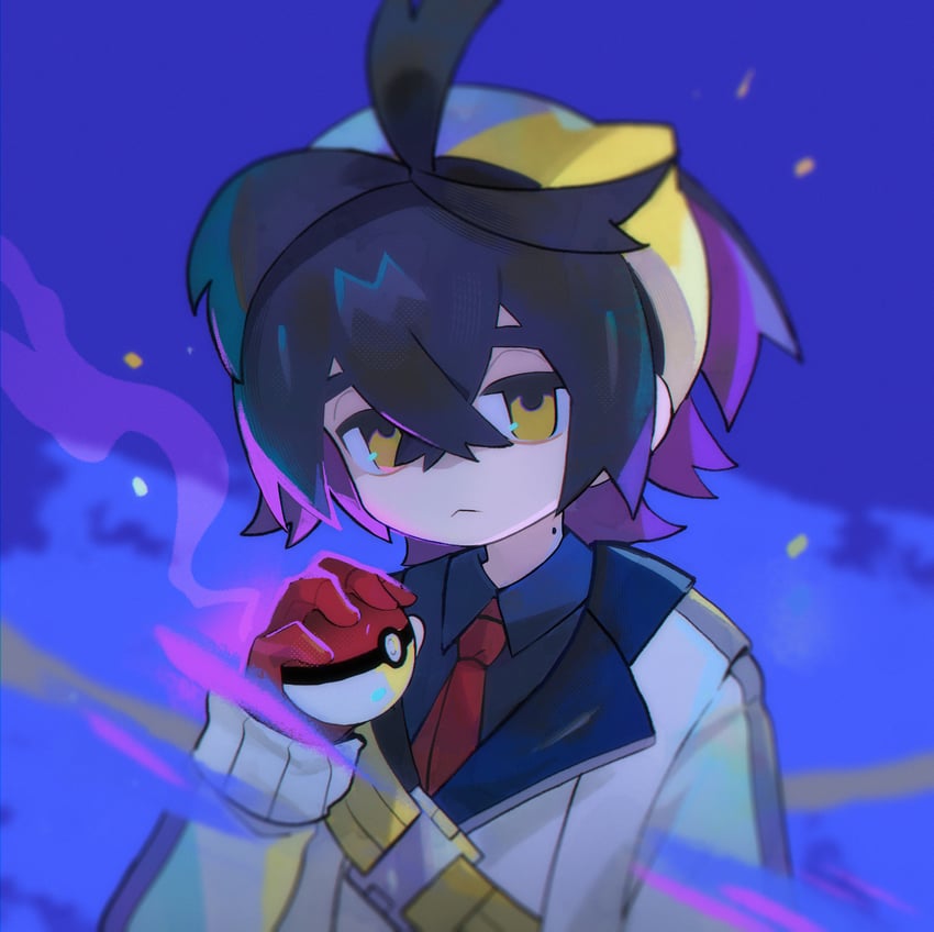 kieran (pokemon and 1 more) drawn by morizo_(morizoshop)