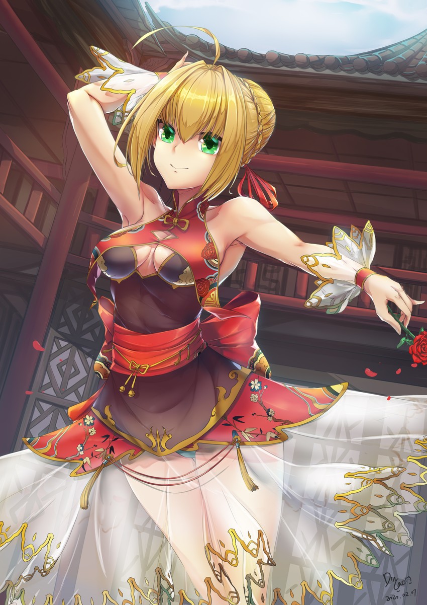 nero claudius (fate and 1 more) drawn by dincat