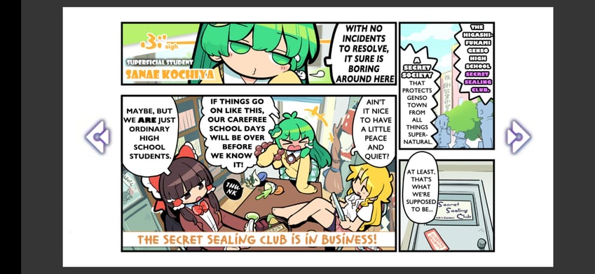 hakurei reimu, kirisame marisa, and kochiya sanae (touhou and 1 more) drawn by moyazou_(kitaguni_moyashi_seizoujo)