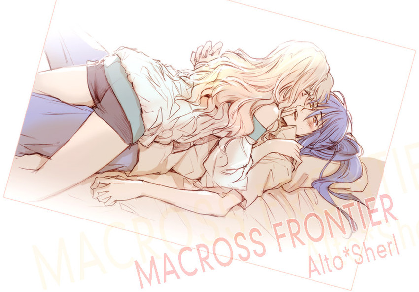 sheryl nome and saotome alto (macross and 1 more) drawn by renraku_saki