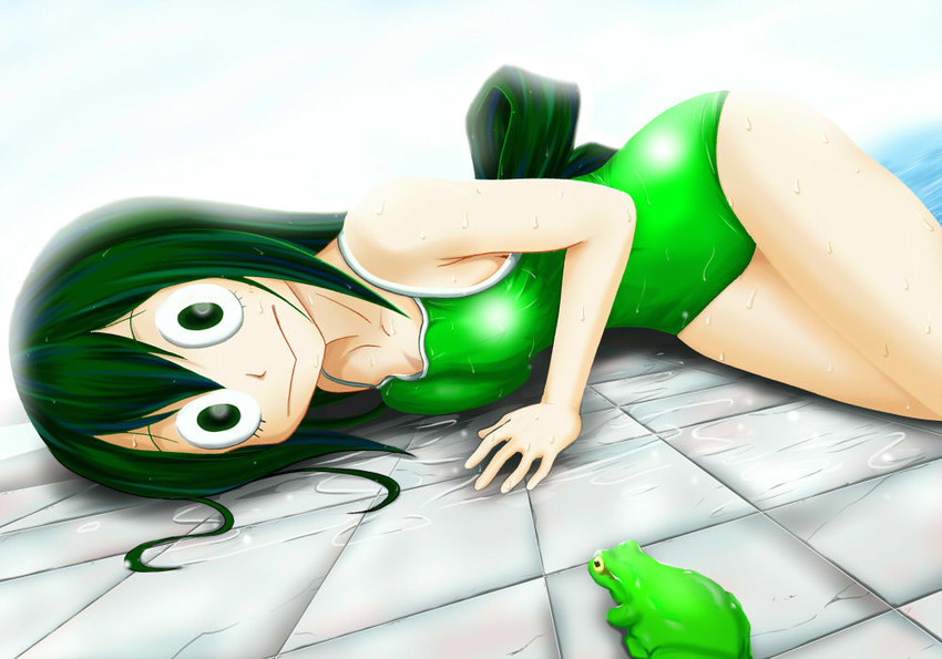 asui tsuyu (boku no hero academia) drawn by yuzeto