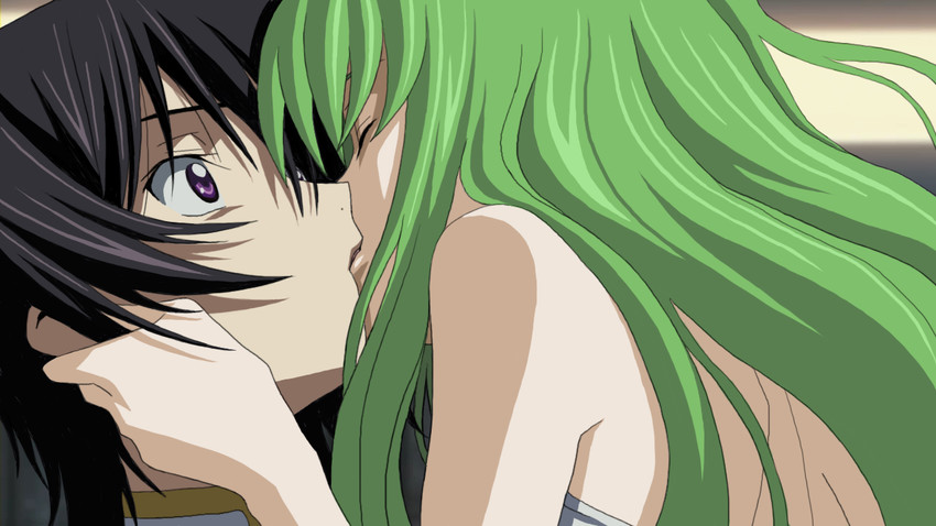 c.c. and lelouch vi britannia (code geass) drawn by llszsz