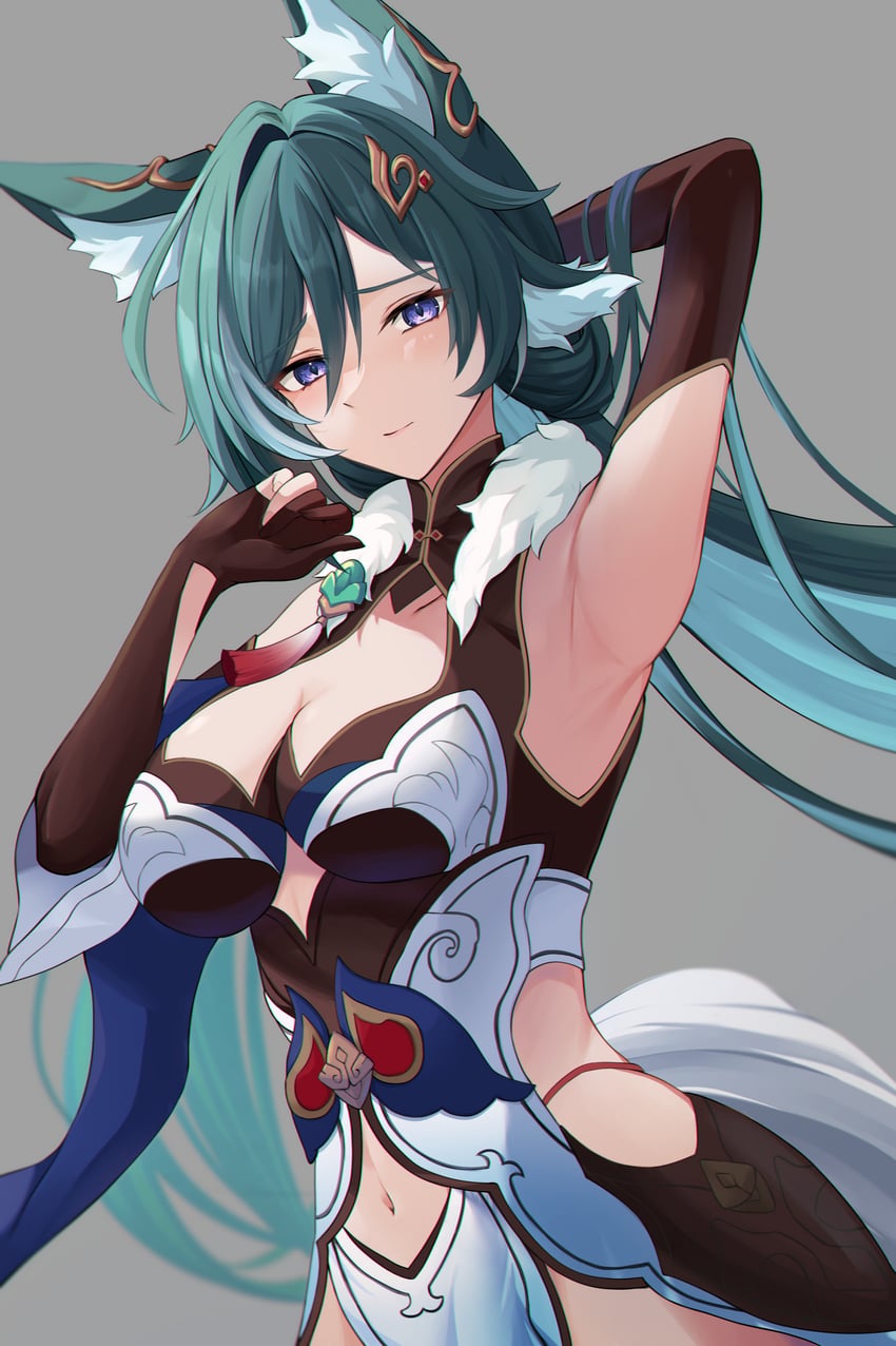 yukong (honkai and 1 more) drawn by akinonohara