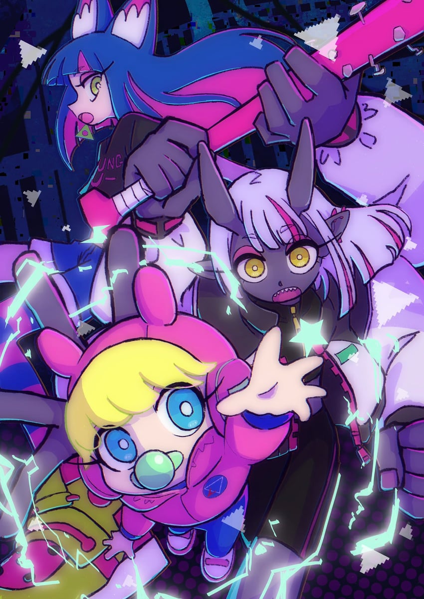 sammy and yuezu (kung-fu-piggy and 1 more) drawn by loku