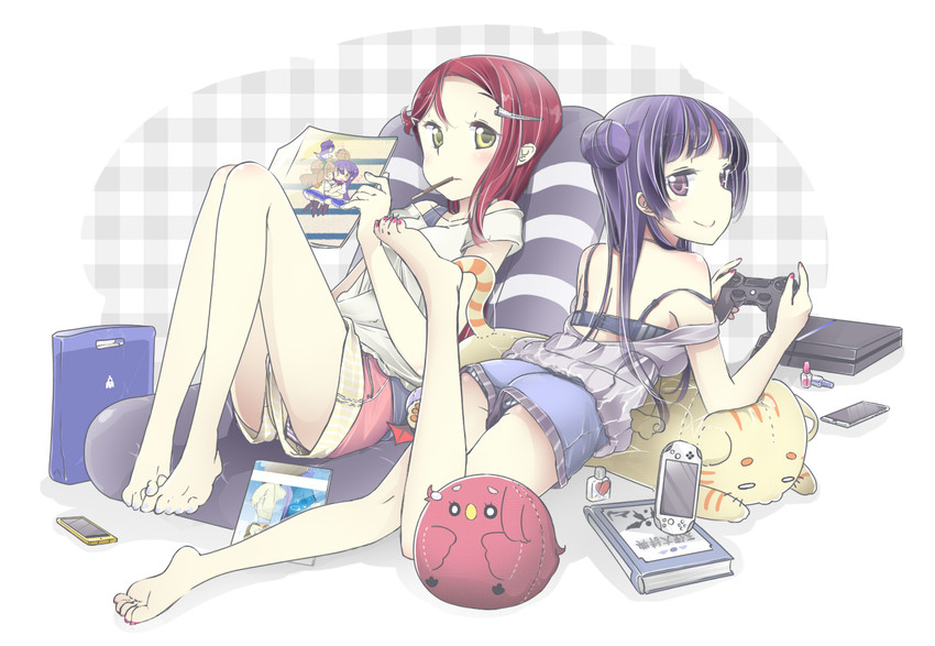 sonoda umi, minami kotori, tsushima yoshiko, and sakurauchi riko (love live! and 2 more) drawn by buta_(rennto3)
