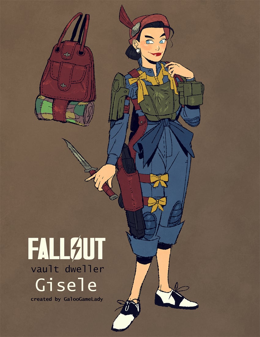 vault dweller (fallout and 1 more) drawn by galoogamelady